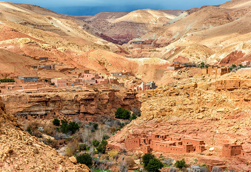 High-Atlas-Mountains-morocco 4 Days Yoga Retreat from Marrakech to Erg Chigaga Desert