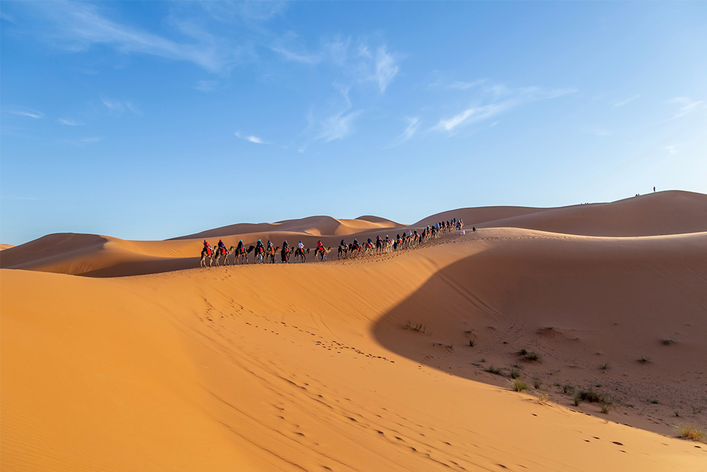 merzouga-desert-camel-trek 3 Days Tour from Errachidia to Merzouga Desert