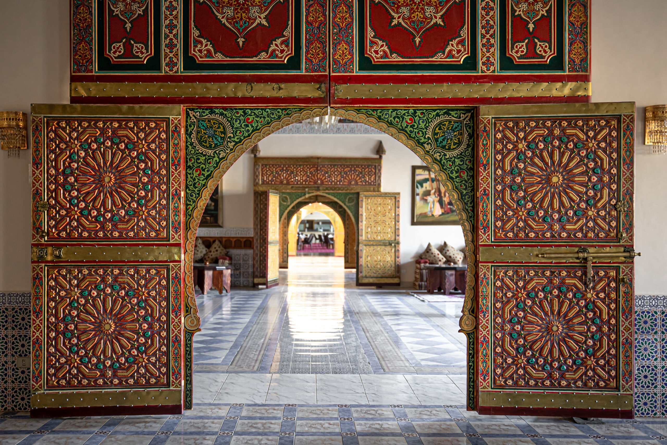 7 Days Morocco Tour from Casablanca – Al Attarine Madrasa detail 7 Days Morocco Tour from Casablanca – Al Attarine Madrasa detail